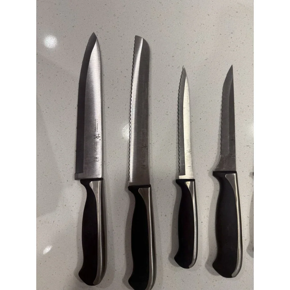 JA Henckels Knife Set 13 Piece With Block Not Complete